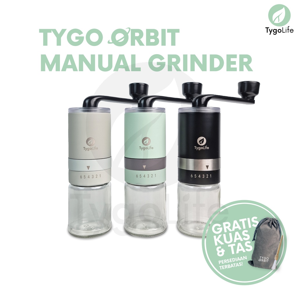 Jual HAND COFFEE GRINDER MANUAL BURR TYGO ORBIT / PENGGILING BIJI KOPI