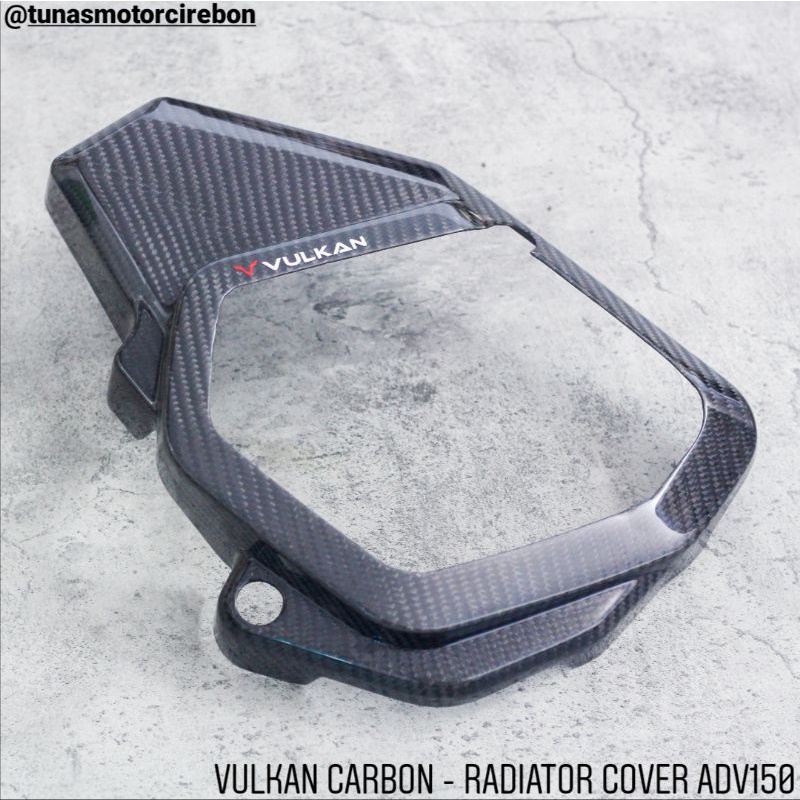 Cover tutup radiator carbon ADV ADV150 Vulkan karbon part