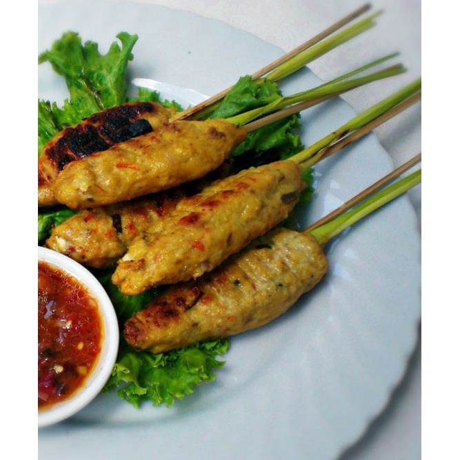 

Sate lilit ayam free sambal matah (bisa vacum)