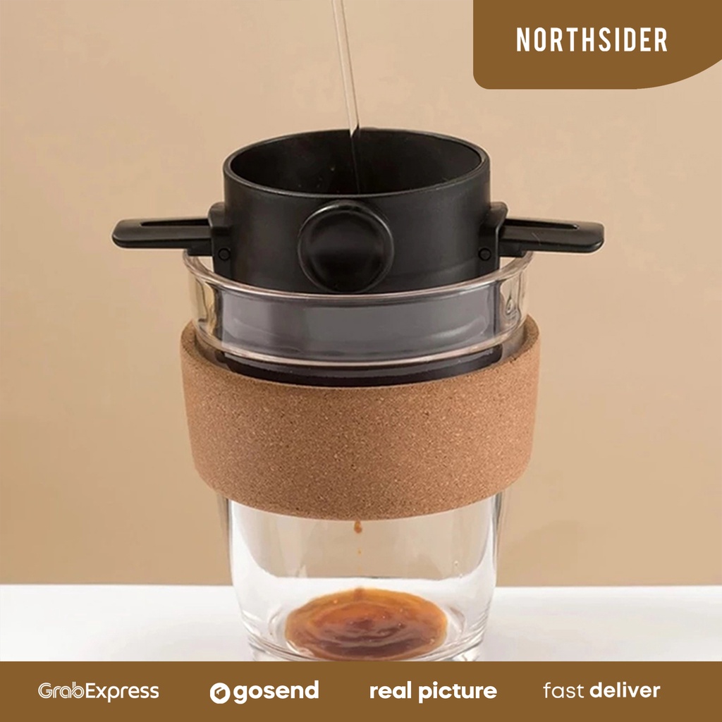 PORTABLE V60 COFFEE DRIPPER KOPI FILTER MANUAL BREW TRAVEL
