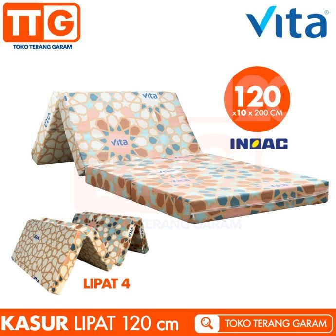 VITA INOAC 120 x 200 x 10 cm KASUR BUSA LIPAT 4 always ready