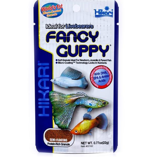 Hikari Fancy Guppy 22 gr. Makanan Ikan Guppy, Micro-Coating