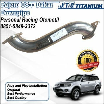 JTC TITANIUM Pajero Dakar 08+ Downpipe Exhaust Muffler
