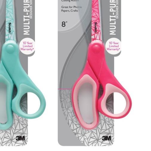 

Scotch 3M Gunting Serbaguna Aman dan Egronomis 8”, 1428-PA - Merah Muda