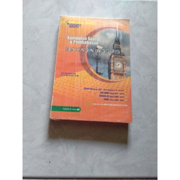 Buku kumpulan soal & pembahasan BAHASA INGGRIS penerbit PT. DUTA