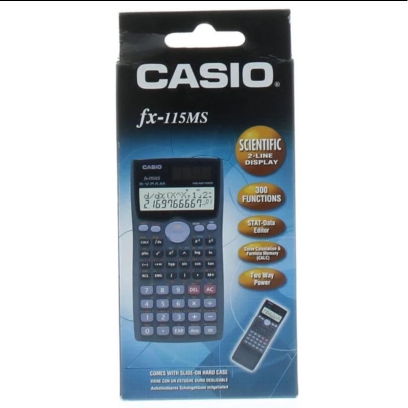 

CASIO KALKULATOR SCIENTIFIC FX 115 MS CALCULATOR 300 FUNGSI