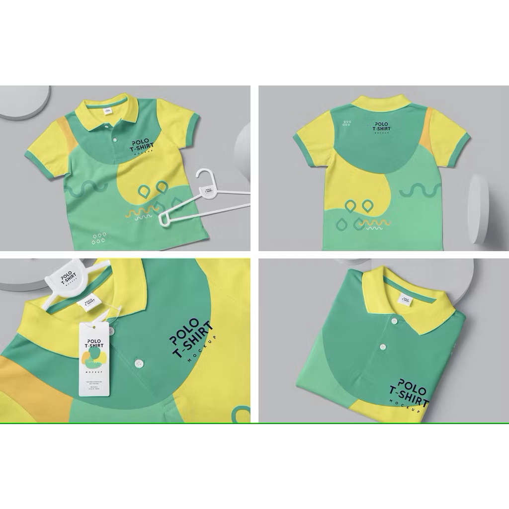 Girls Polo Shirt Mockups