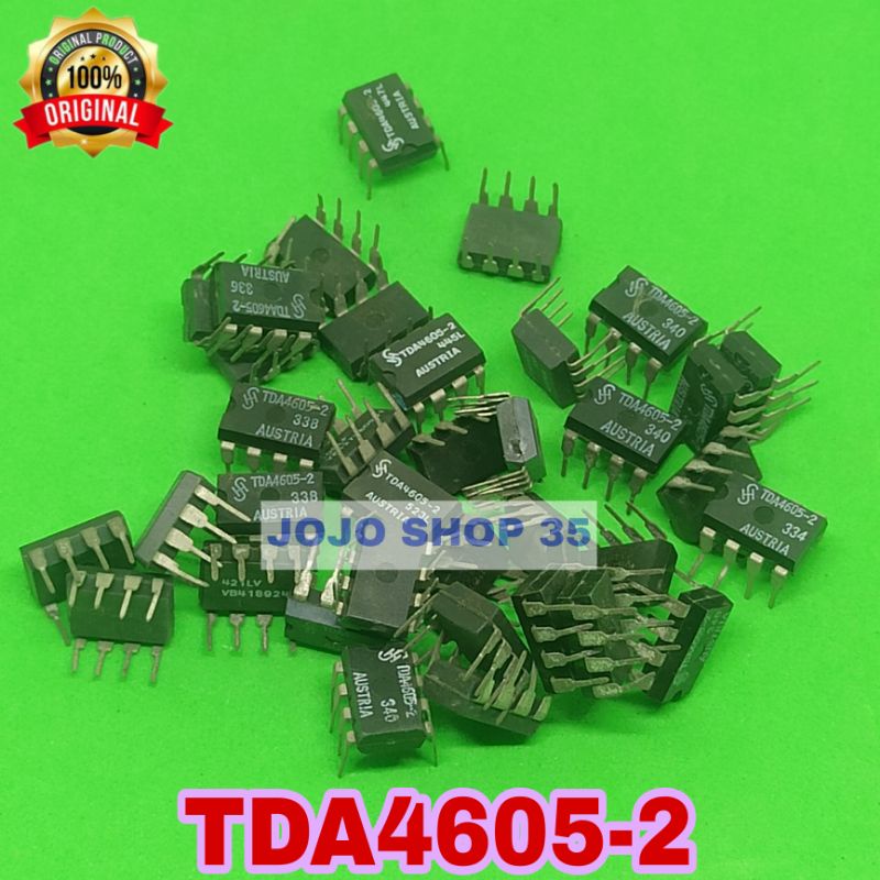 IC TDA4605-2 IC TDA 4605-2 Tda 4605 Tda4605 ASLI REAL PICTURE kaki agak berkarat karena stok lama