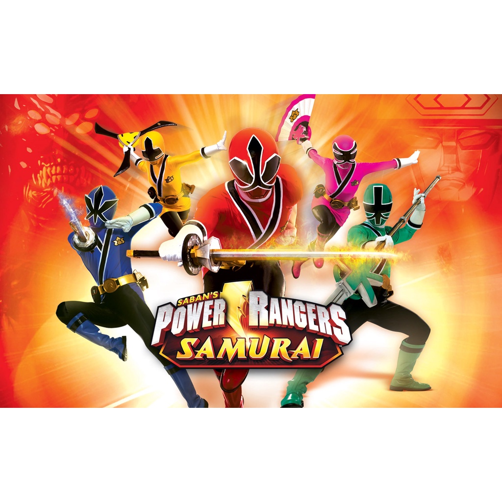 DVD Power Rangers Samurai dan Super Samurai
