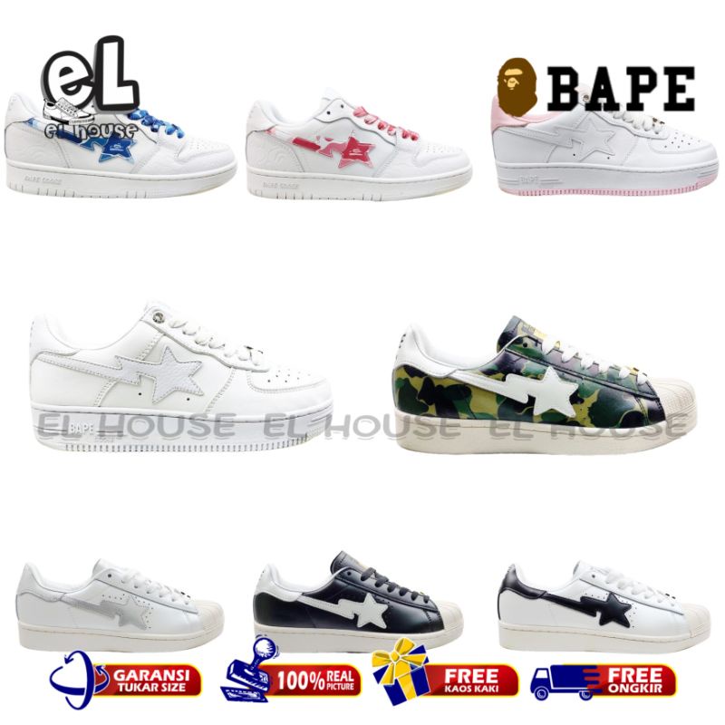 BAPE GOOSE WOMEN/SEPATU BAPE/BATHING APE/A BATHING APE/BAPE WANITA/ SEPATU SNEAKERS/SEPATU WANITA