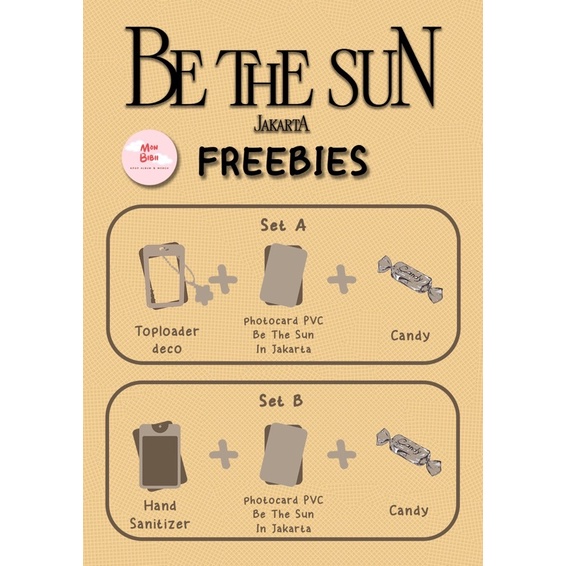 FREEBIES BE THE SUN SEVENTEEN IN JAKARTA