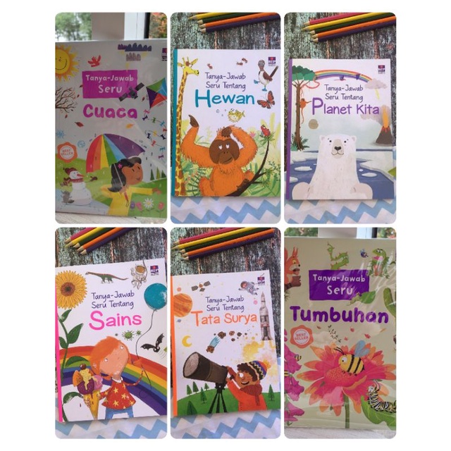 Seri Tanya Jawab Seru Planet Kita-Cuaca- Fosil-Zaman Es--Kutub-Terumbu Karang-Buku Sains Anak [BIP]