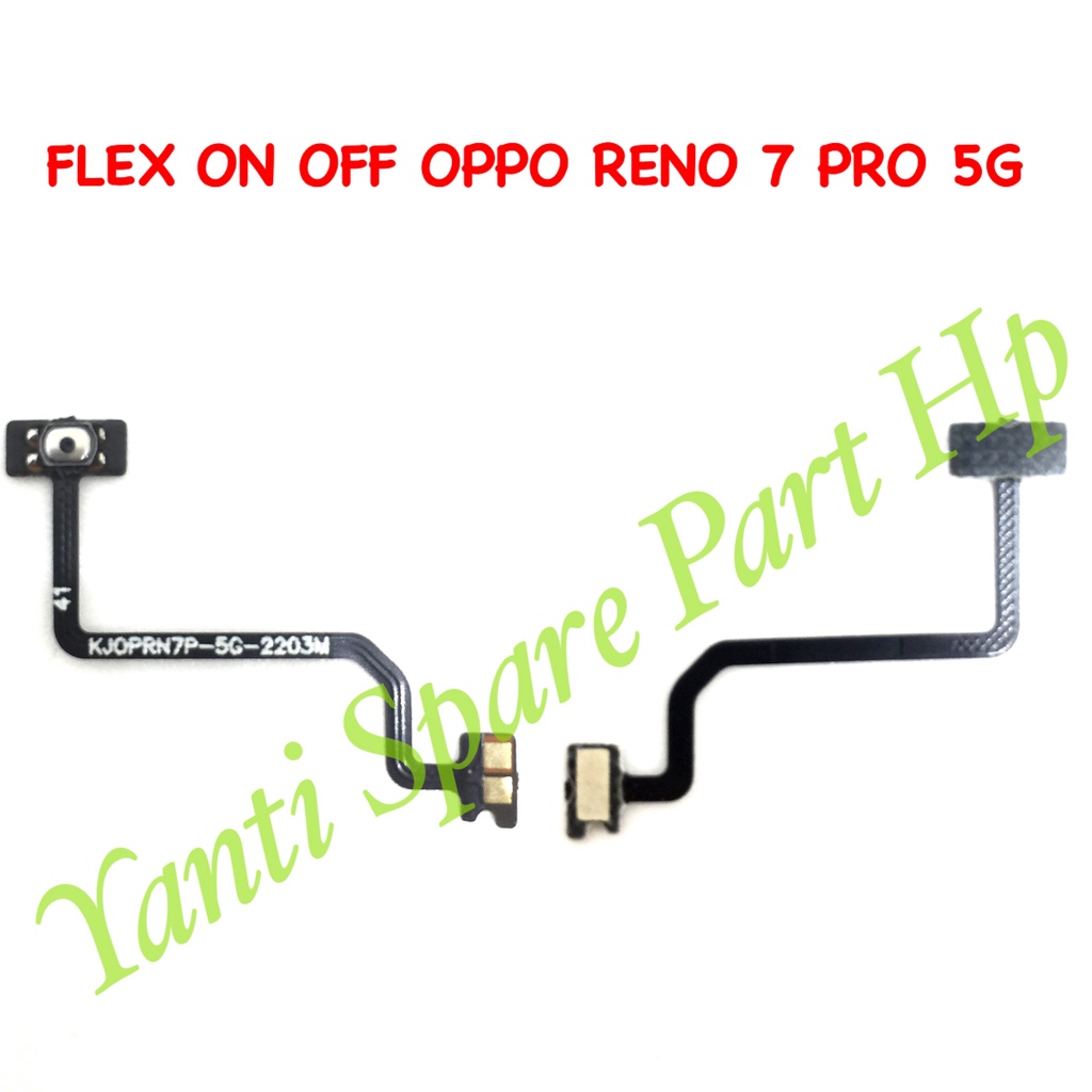 Flexible On Off Oppo Reno 7 Pro 5G Original Terlaris New