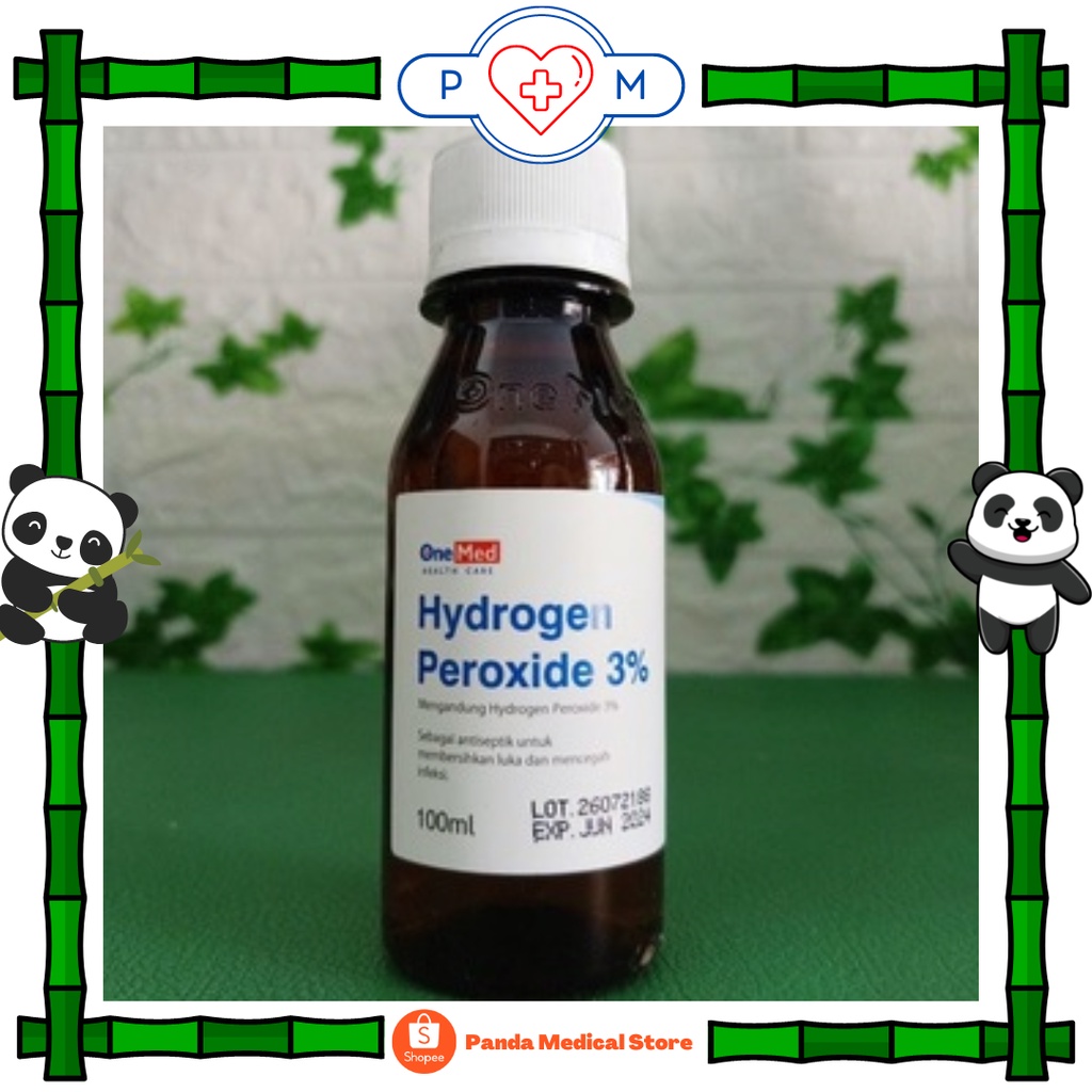 Jual H2O2 / Hydrogen Peroxide 3 100ml OneMed Shopee Indonesia