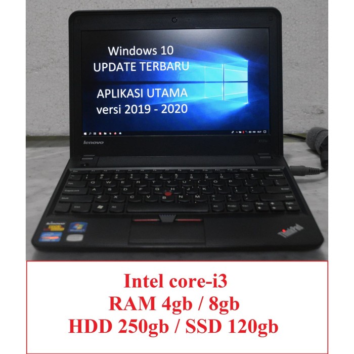 {bekas} Komputer Laptop / Notebook - IBM / LENOVO  06 - RAM4gb HDD250gb Limited