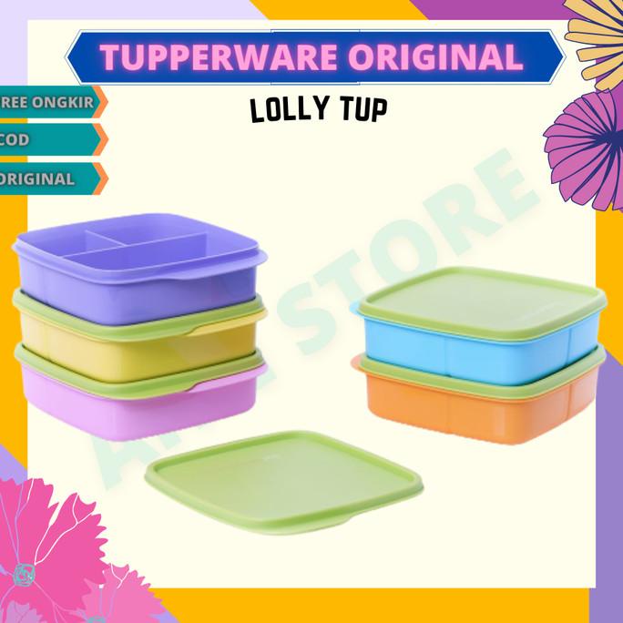 Tempat Makan Tupperware / Kotak Makan Tupperware 3 Sekat Anti Tumpah