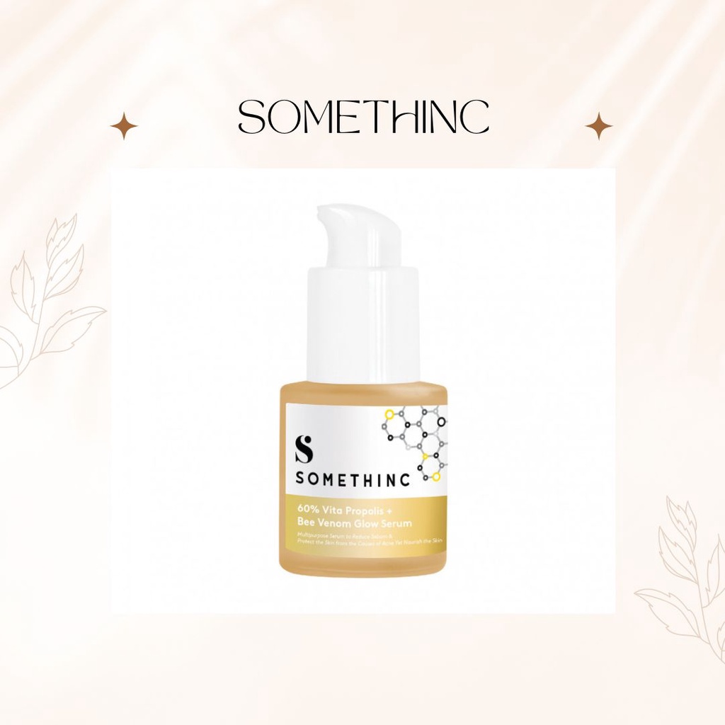 [NEW] SOMETHINC 60% Vita Propolis + Bee Venom Glow - Serum Kulit Glowing Bebas Jerawat - Bee Power