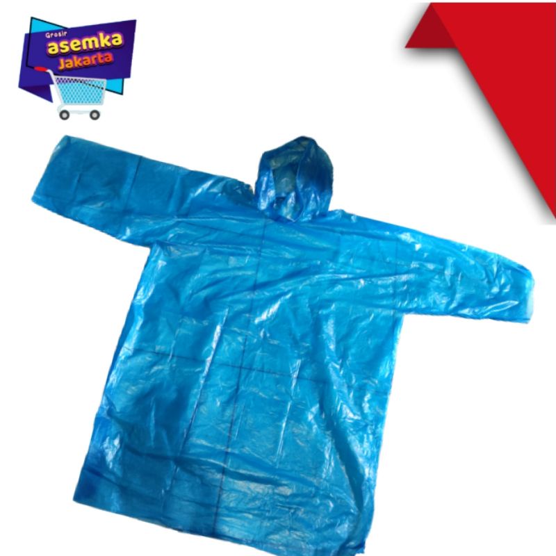 Jas Hujan Plastik Emergency Raincoat  Plastik Hdpe grosir