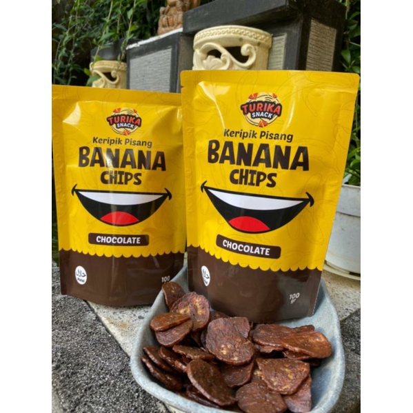 

Keripik Pisang - Banana Chips Coklat Turika Snack 100gr