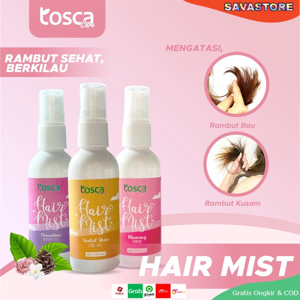 HAIR MIST PARFUME 60 ML - SPRAY PENGHARUM NUTRISI PELEMBUT RAMBUT