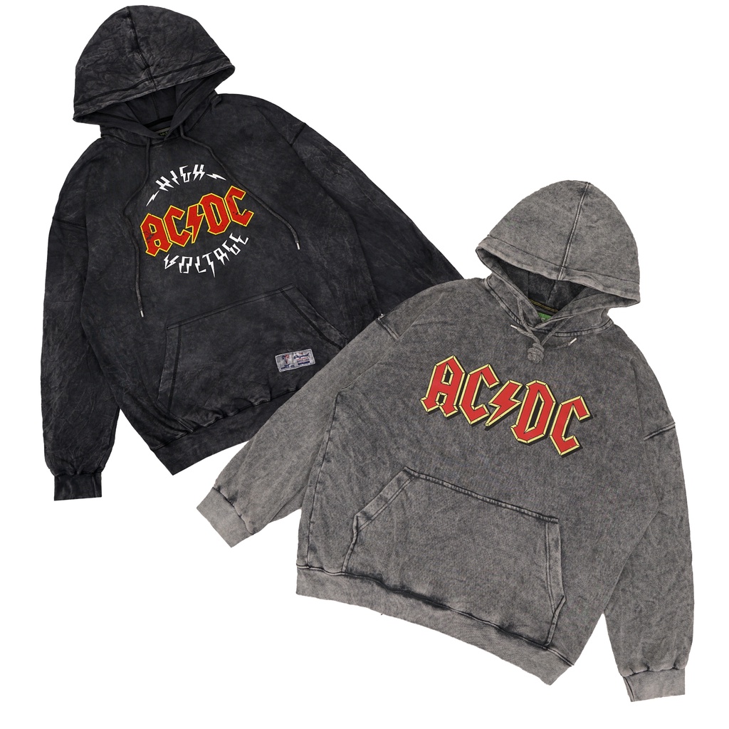 SOUBI BAND HOODIE // ACDC // RELAXED // ACID WASH