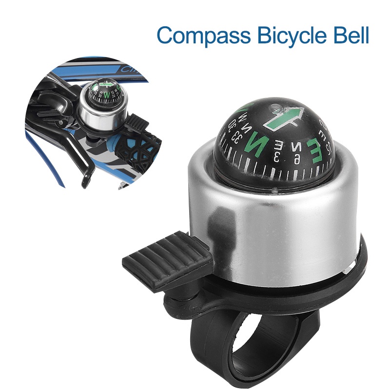 YGRETTE - Bicycle Compass Bell / Bel model Kompas Sepeda Impor bagus Horn Bike Cycling Warning