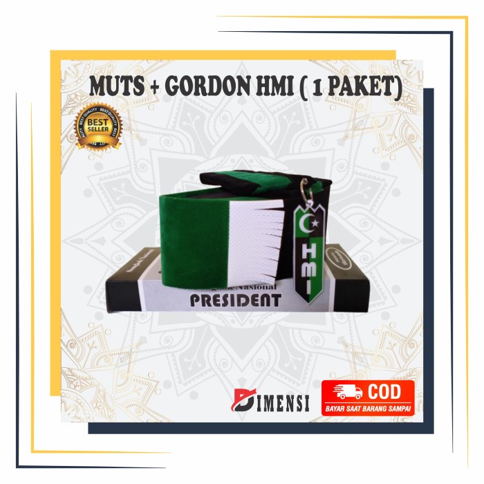 PROMO TERMURAH MUTS PECI + GORDON ATRIBUT HMI MURAH ( 1 PAKET ) KPL135