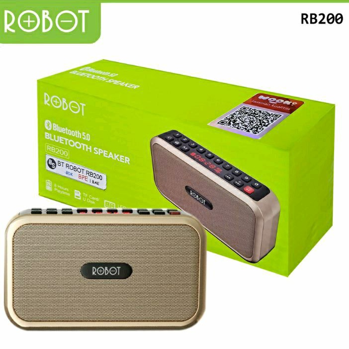 Speaker Robot RB200 Speaker Bluetooth 5.0 ORIGINAL