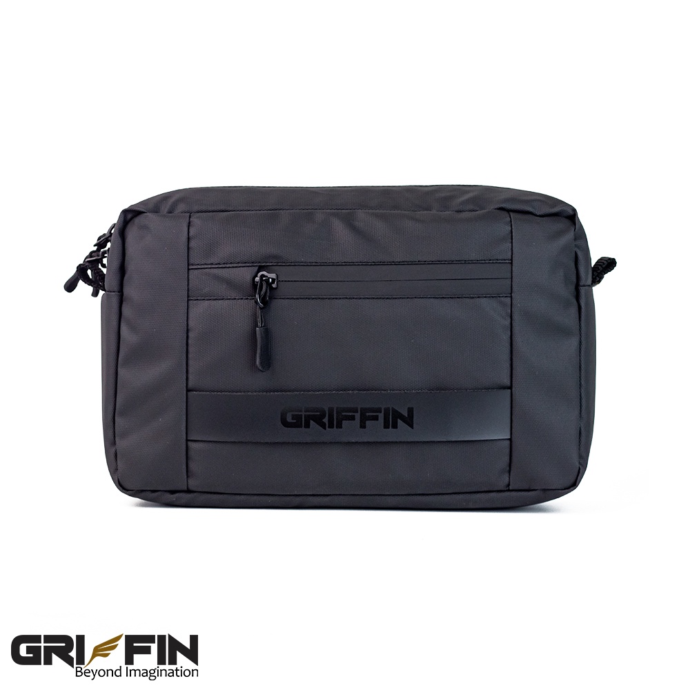 Pouch Bag Clutch Pria Levin Waistbag Distro Hitam by Griffin Apparel