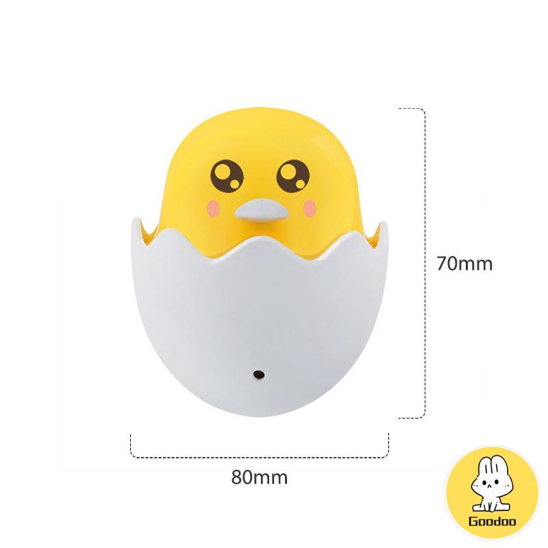 Bebek Kuning Little Happy Bird Cahaya Kontrol Malam Lampu Lampu Leds Hadiah Kreatif -Doo