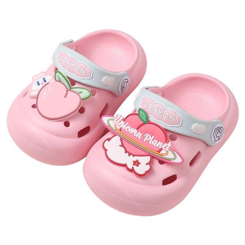 Sepatu Sandal Anak Dinosaurus EVA Bahan Perlindungan Lingkungan Non-slip Cocok Untuk Usia 1-5 Tahun