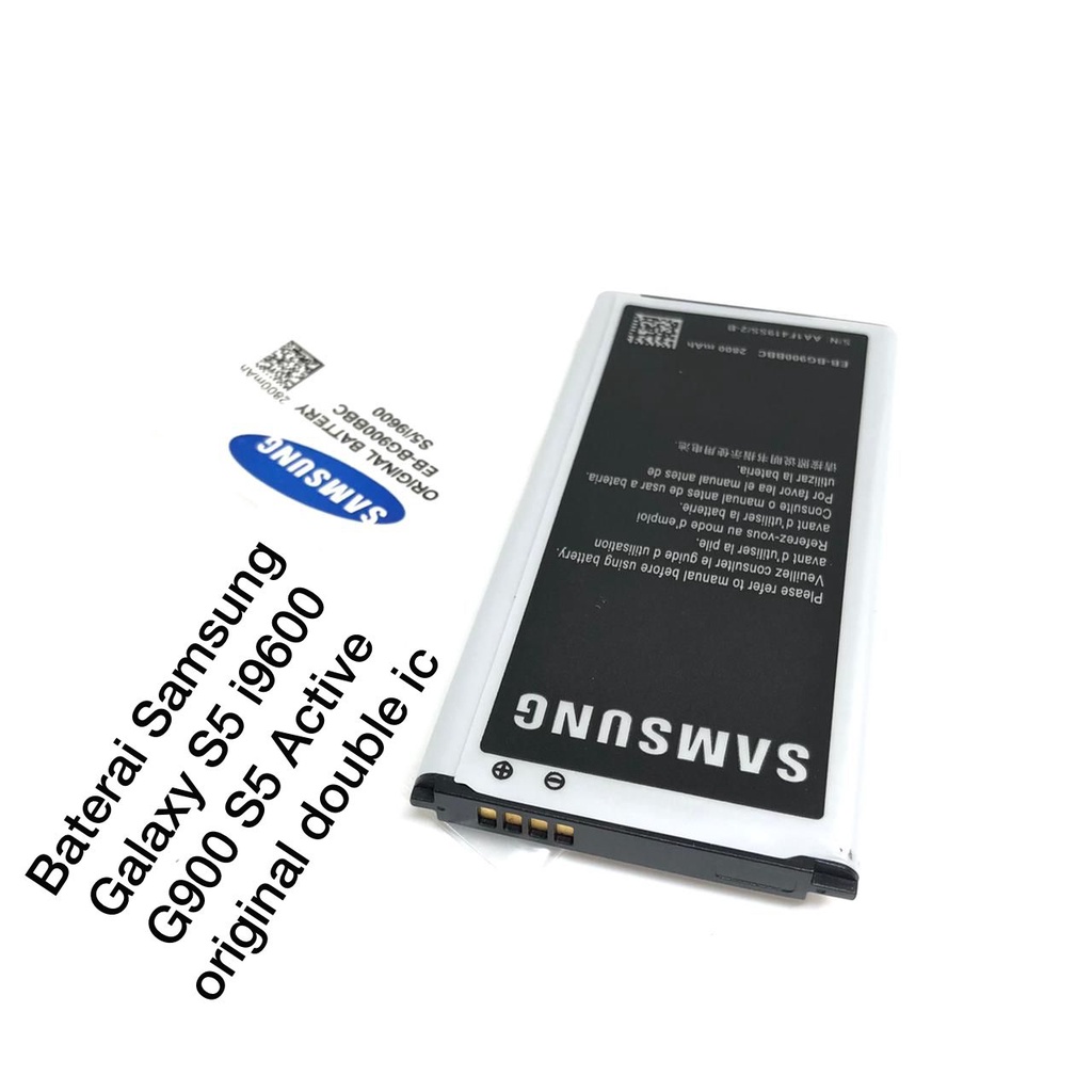 BATRE BATTERAY BATTERY SAMSUNG S5 i9600 G900 Model EB-BG900BBC ORIGINAL NON PACKING