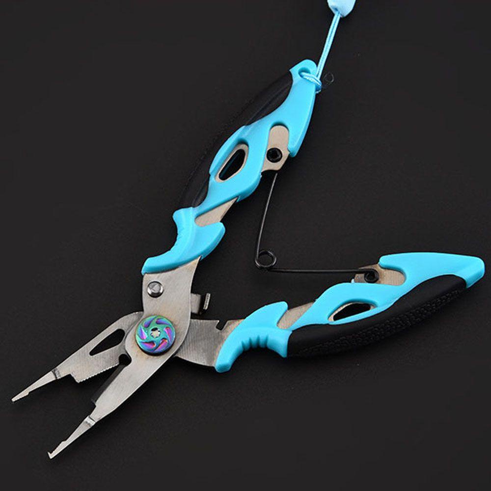 Lanfy Alat Pemotong Pancing Fishing Tackle Multifungsi Fish Controller Stainless Steel Outdoor Split Ring Tang Hook Remover