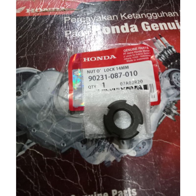 Nut Lock 14MM Atau Mur Kopling Honda C70 C700 C800 Astrea 800 Star Prima Grand Supra Legenda Supra F