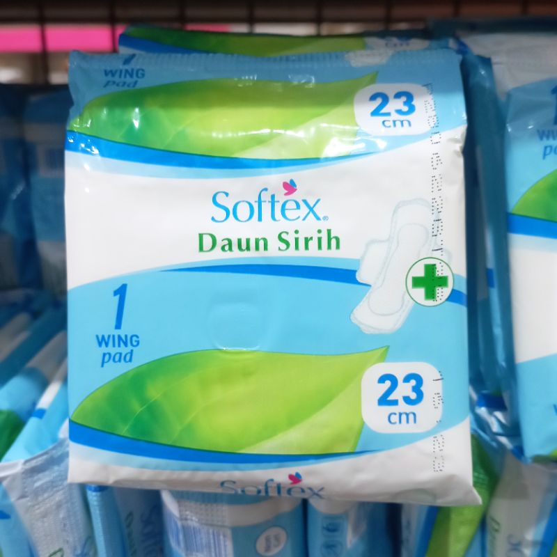 Softex daun sirih 23cm satu renteng isi 10pcs