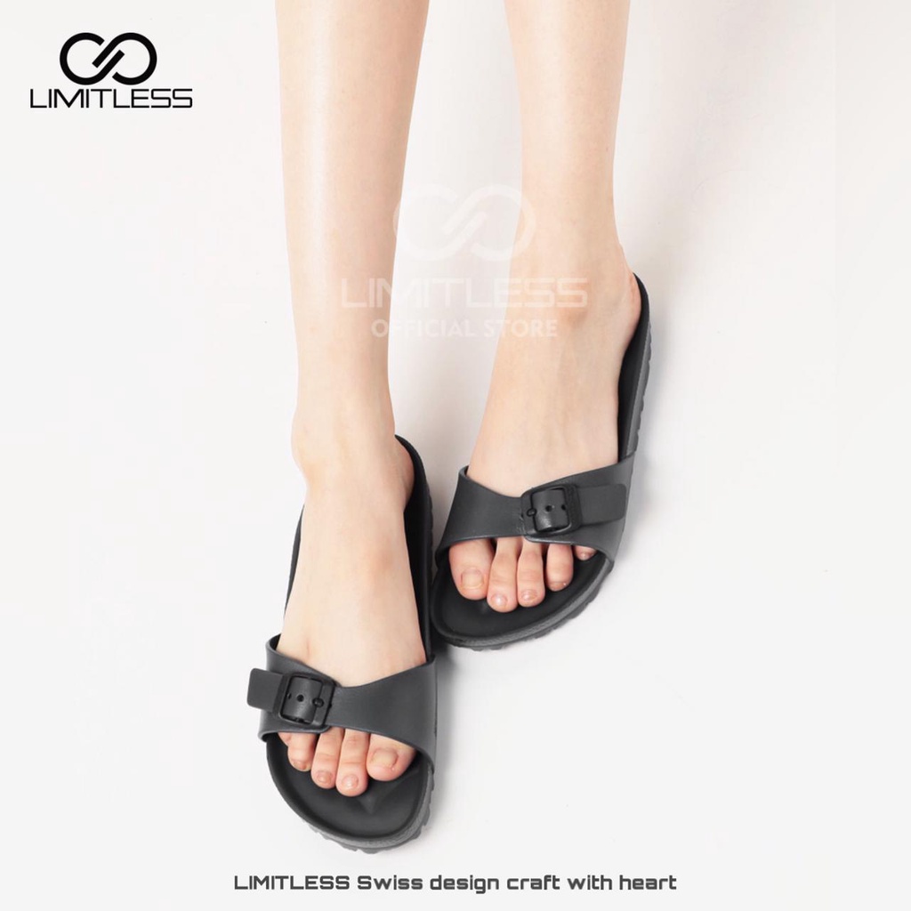 Sandal Selop Wanita Kekinian Birken Casual Terbaru Sendal Briken Wanita Slip On Sandal Cewek Korea Rumahan