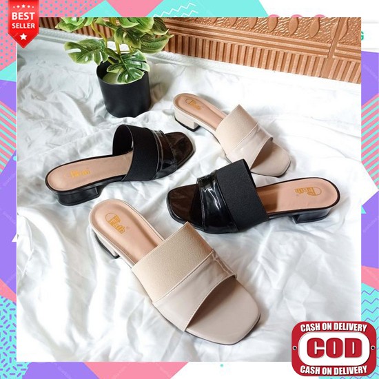 Sepatu Sandal High Heels Casual Kekinian Wanita Remaja Korea Import Se Sandal Heels Hak Tahu Wanita
