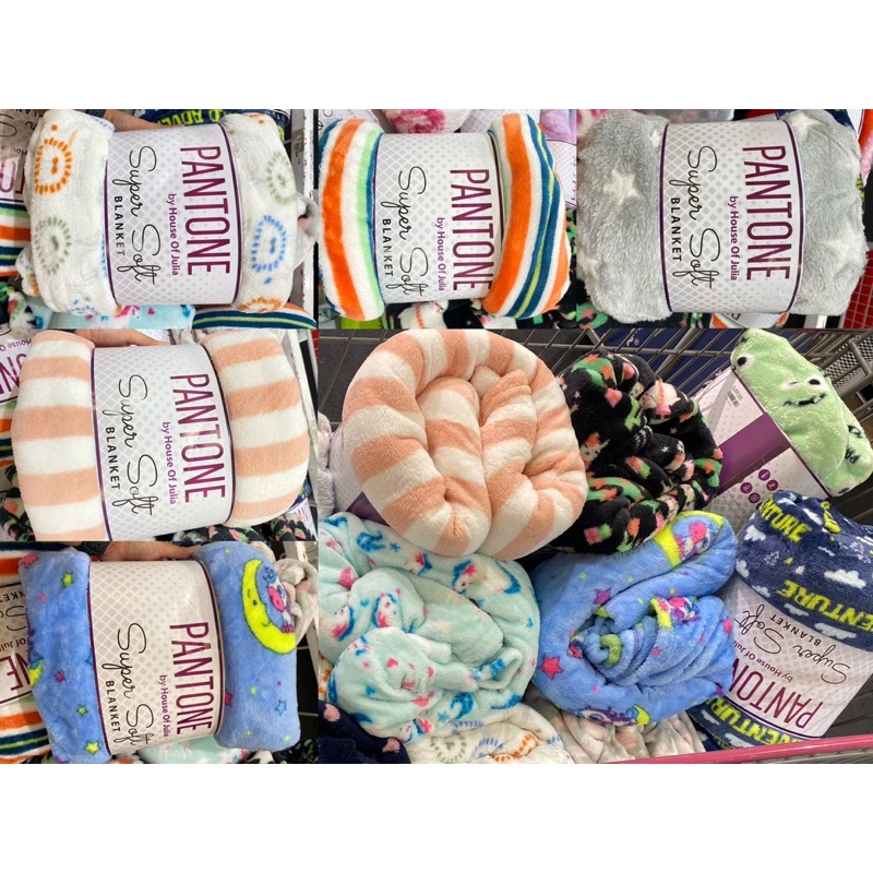 SALE‼️ SELIMUT PANTONE SUPER SOFT BLANKET