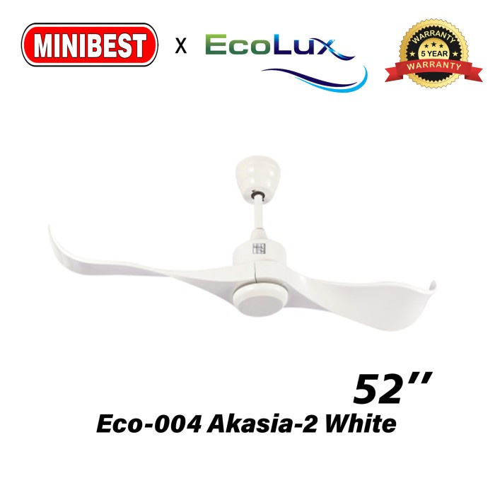 MB Ceilling fan ecolux / Kipas Angin Gantung Plafon / Eco-004 Akasia-2