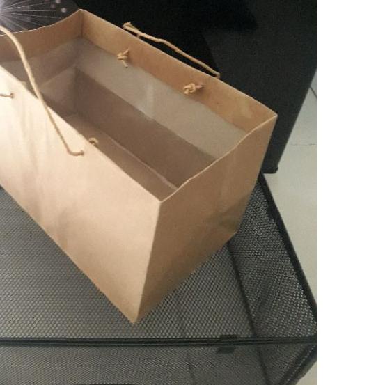 

20.pcs Paperbag Brownies S , / Tas kertas bronis Brownis , Kue, roll Cake, makanan