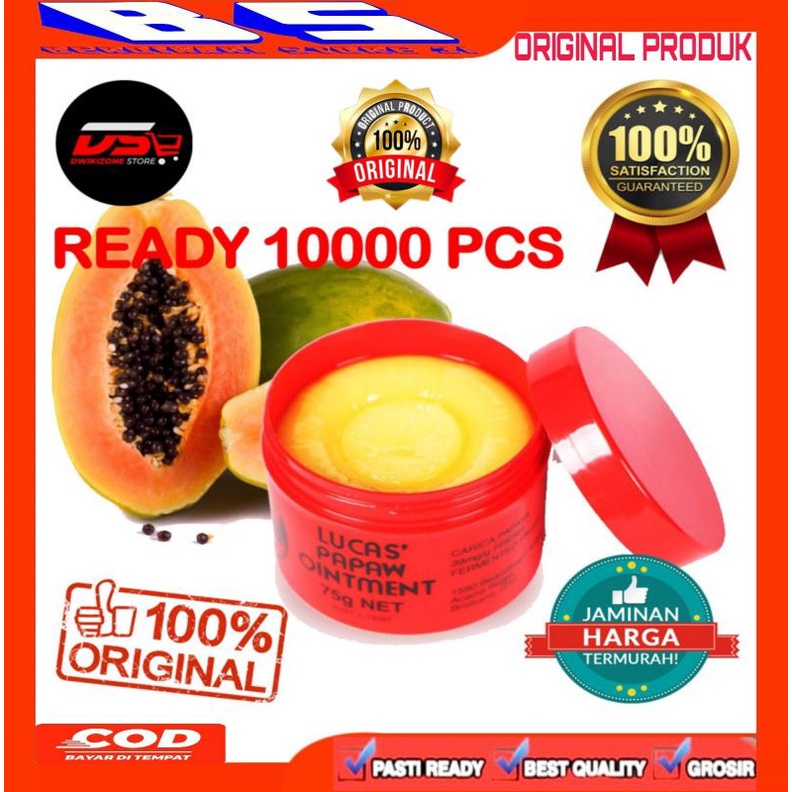 [BS] ORIGINAL LUCAS PAPAW OINTMENT LPO 25GR 75GR 25 75 GBSM PENGHALUS KULIT JEBSWAT