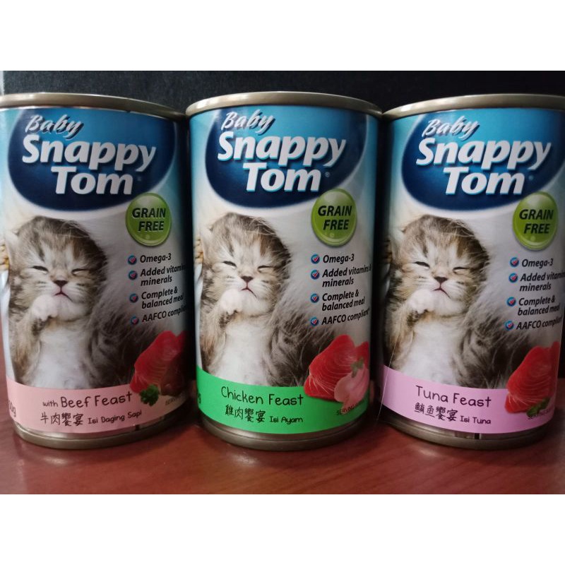 

Snappy Tom Baby Kaleng 150g