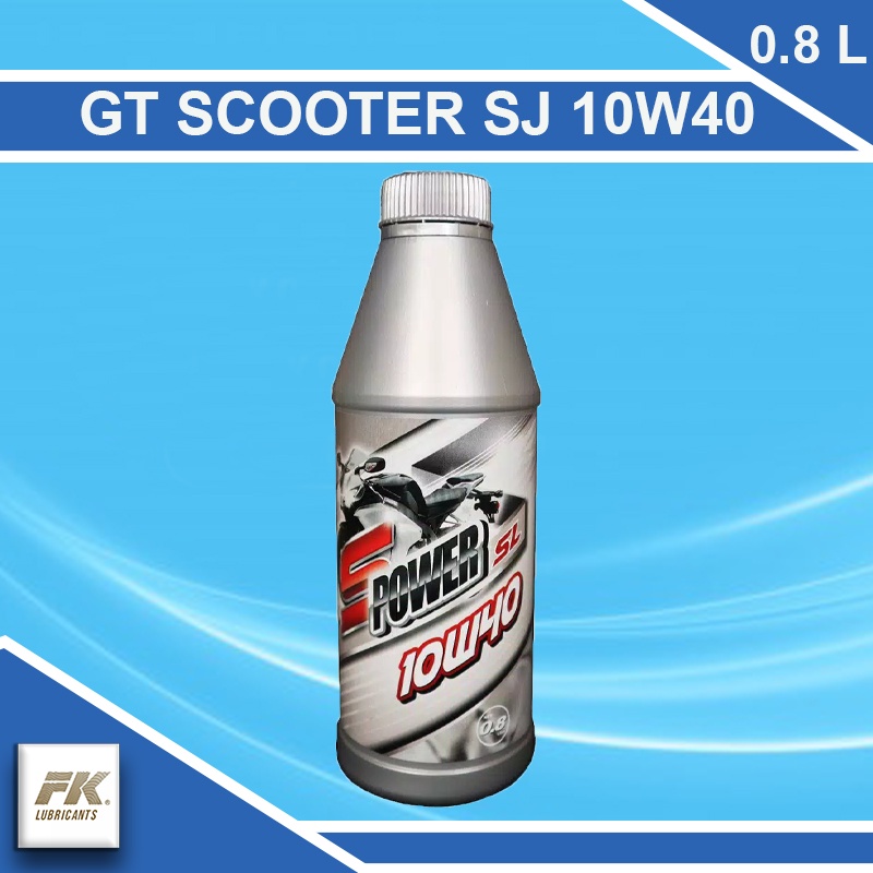 oli fk lubricants, gt scooter sj, 10w40, 800 ml