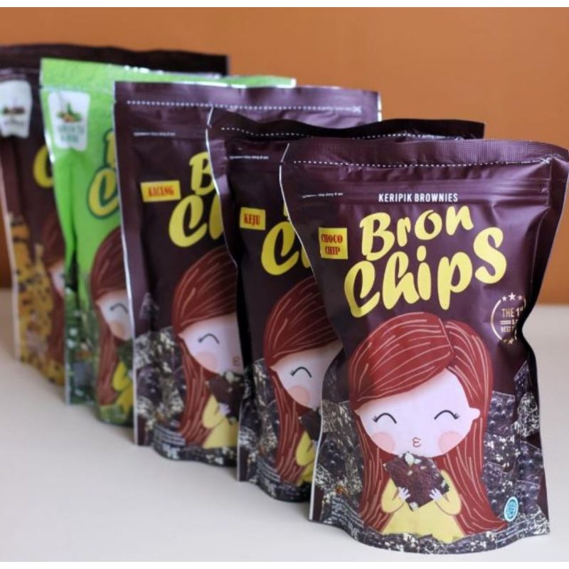 stok baru! Bronchips choco chip keju kacang dan mocacino ED Apr  24