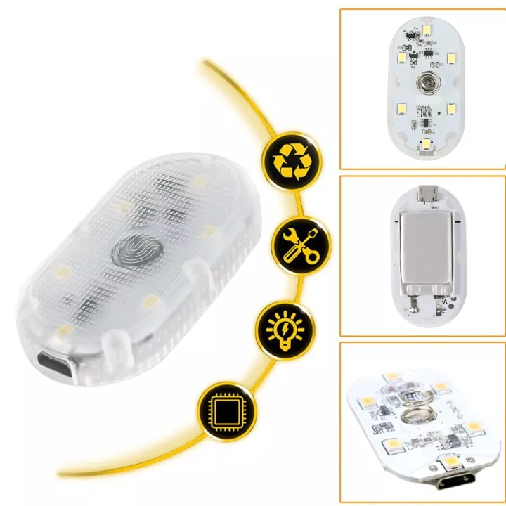 Lampu Plafond Mobil Lampu Kabin Mobil StarHome Lampu Interior Mobil Lampu LED Mobil Lampu Plafon 6 LED