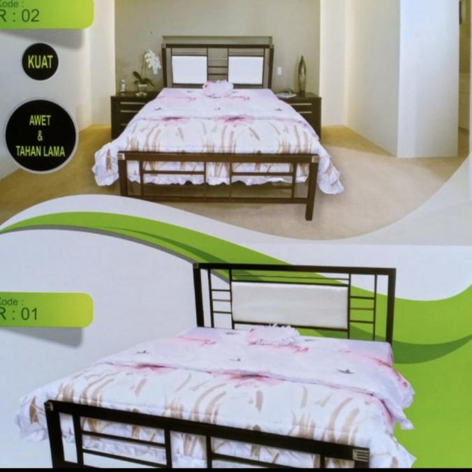 *****] ranjang besi minimalis 90x200