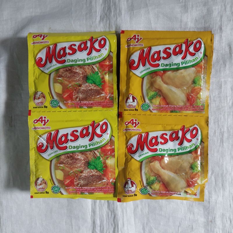 

MASAKO SAPI & AYAM 8.5gr (1 renteng isi 12 pcs)