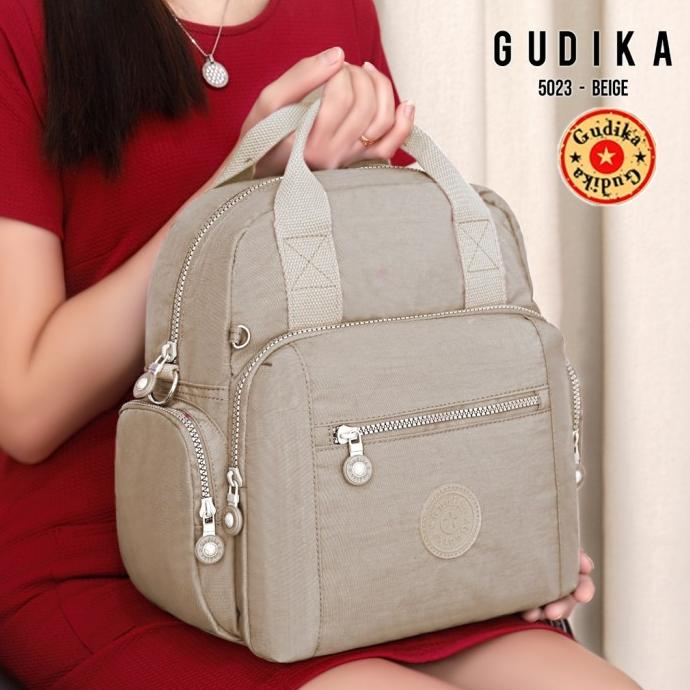GUDIKA Bag 5023 Tas Ransel Multifungsi Gudika Wanita Original import