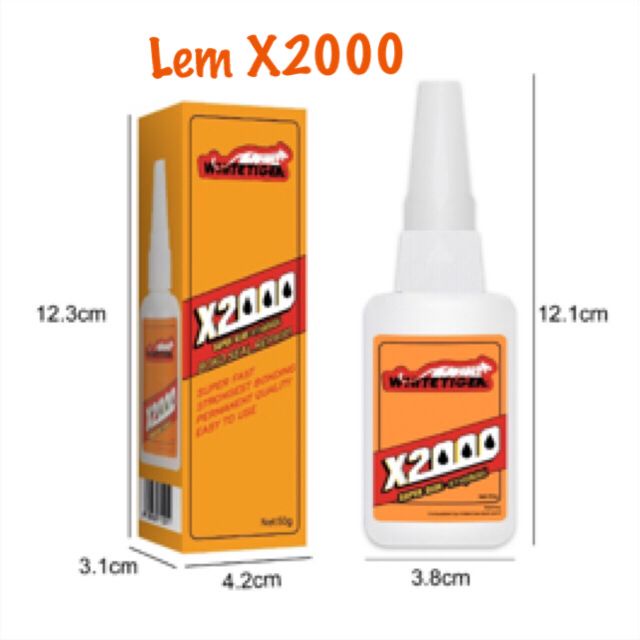 lem  X2000 LEM SUPER KOREA /Lem X2000 lem super perekat kuat untuk semua bahan jkrt
