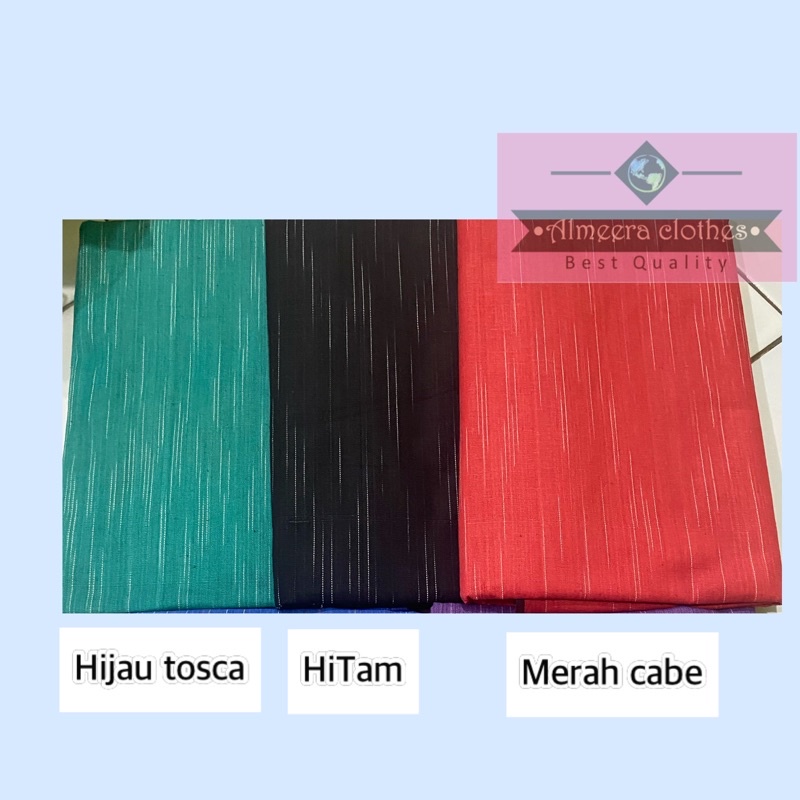 kain lurik tenun alusan bahan halusan motif hujan gerimis